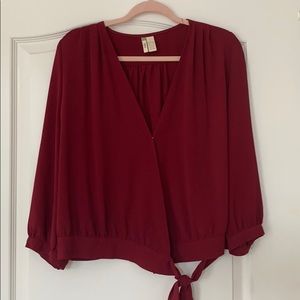 Maroon Blouse